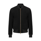 Shane Black Suede Bomber Jacket