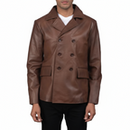Leather Blazer Men