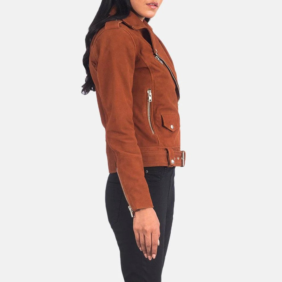 Leather Moto Jacket Women