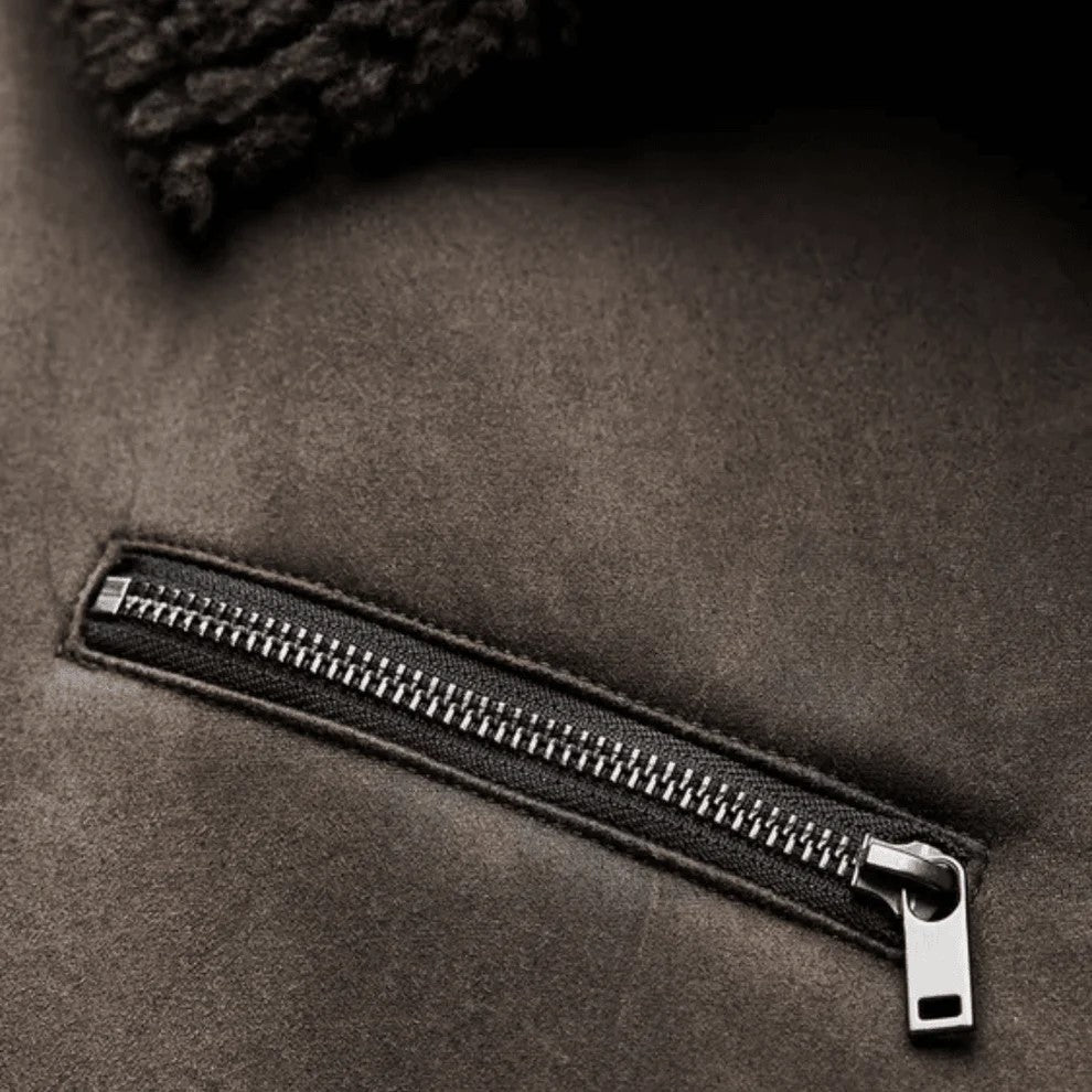 Shearling Moto Jacket Womens