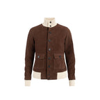 Brown Bomber Leather Jacket Womens