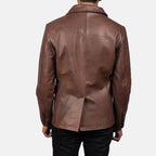 Leather Blazer Men