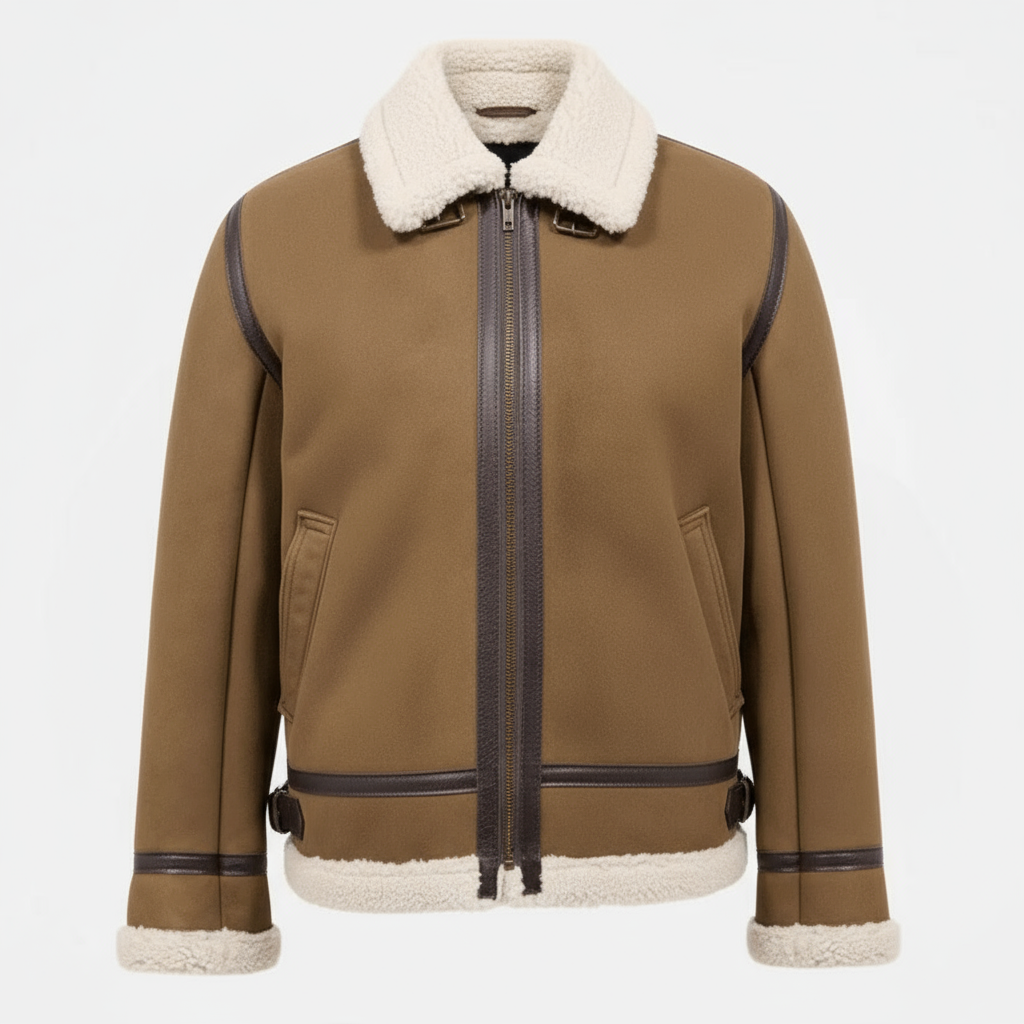 All saints Shearing Leather Jacket