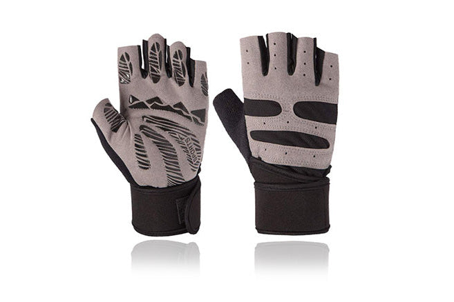 Leather Weightlifting Gloves